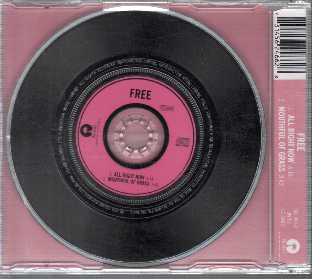 Free - All Right Now - Cd