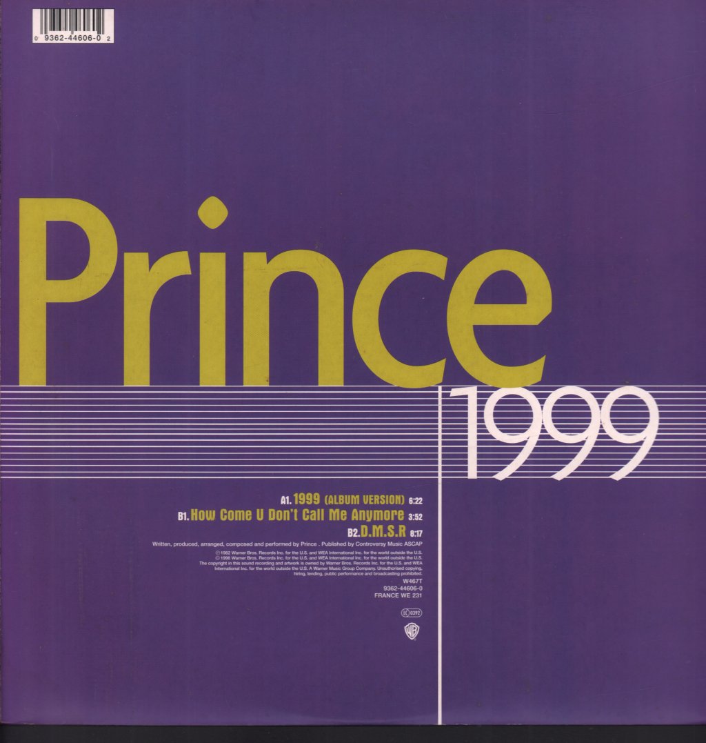 Prince - 1999 - 12 Inch