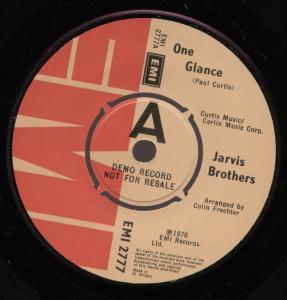 Jarvis Brothers - One Glance - 7 Inch