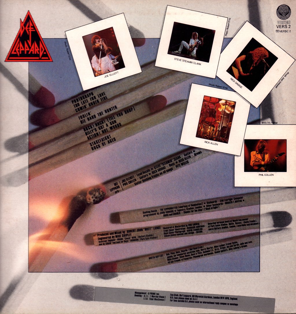 Def Leppard - Pyromania - Lp