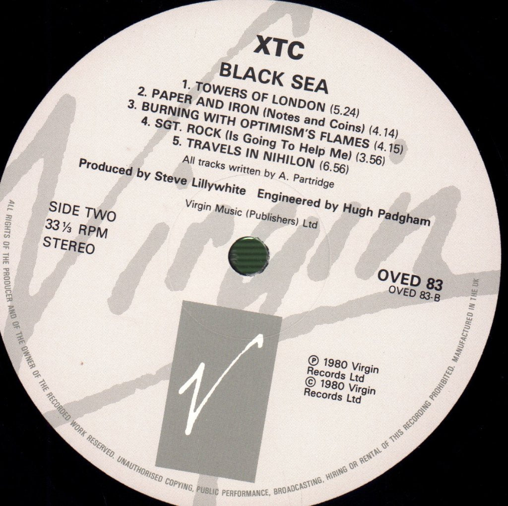 XTC - Black Sea - Lp