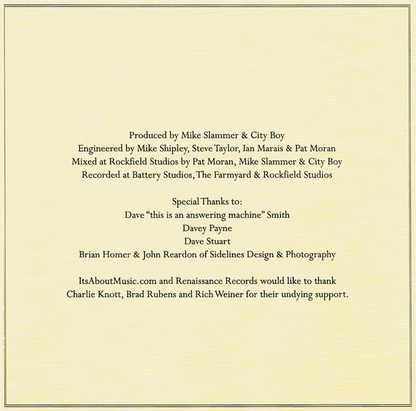 City Boy - It’s Personal - Cd