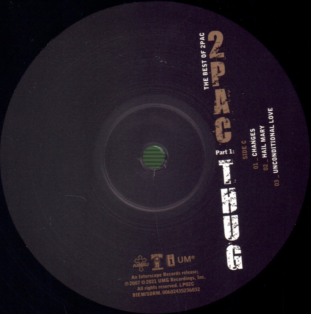 2Pac - Best Of 2Pac - Part 1: Thug - Double Lp