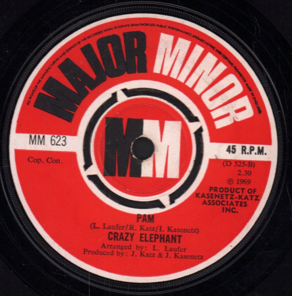 Crazy Elephant - Sunshine Red Wine - 7 Inch