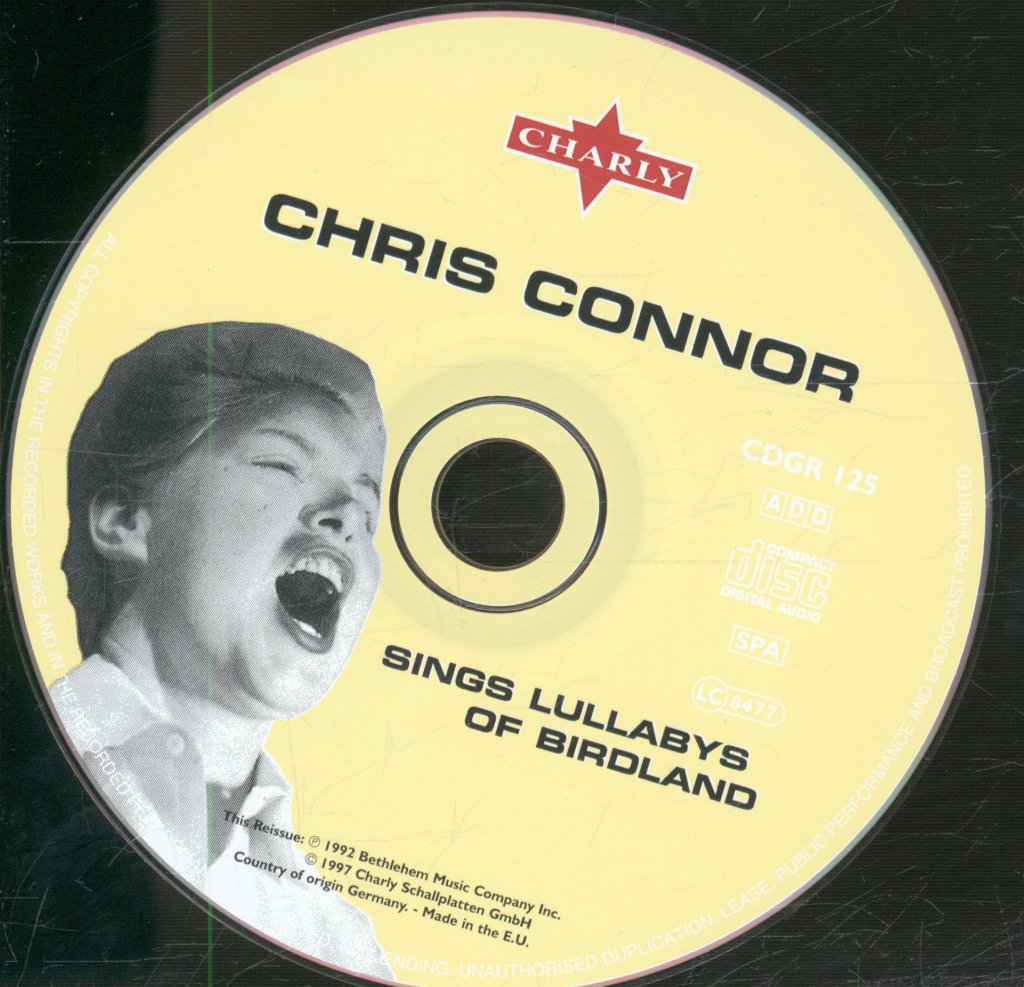 Chris Connor - Sings Lullabys Of Birdland - Cd