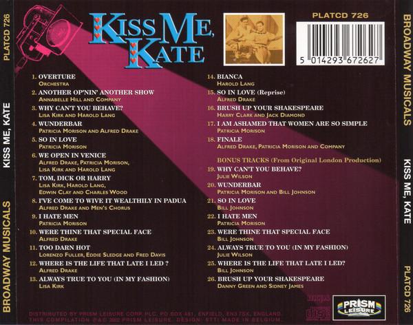 Various Artists - Kiss Me, Kate (26 Original Cast Recordings) - Cd