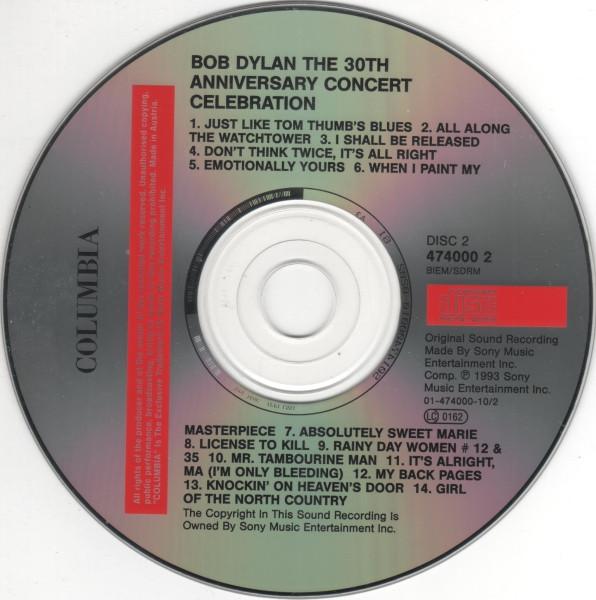 Bob Dylan - 30th Anniversary Concert Celebration - Double Cd