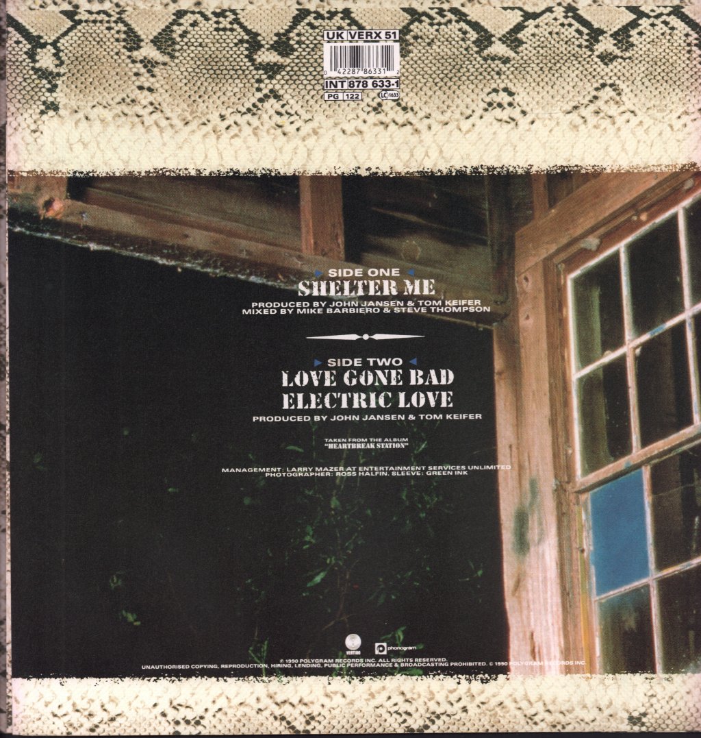 Cinderella - Shelter Me - 12 Inch