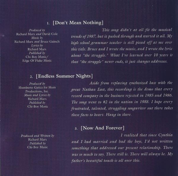 Richard Marx - Greatest Hits - Cd