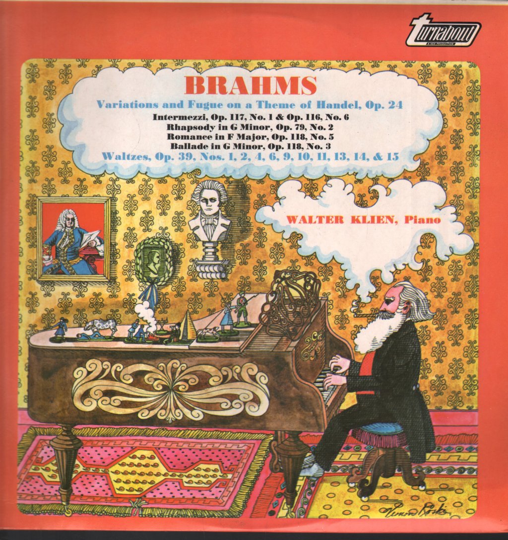 Walter Klien - Brahms - Handel Variations, Waltzes & Other Piano Music - Lp