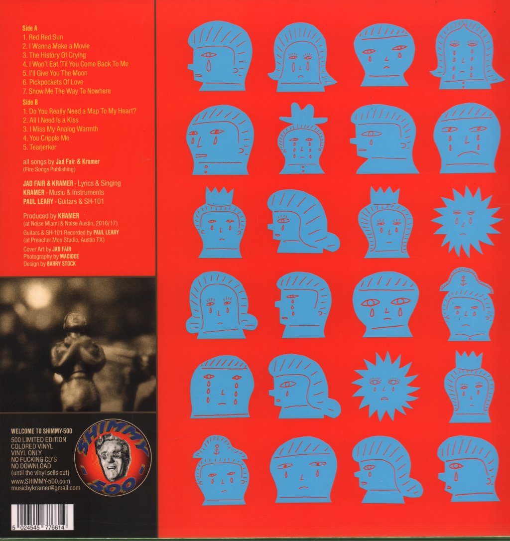 Jad Fair And Kramer - History Of Crying - Lp