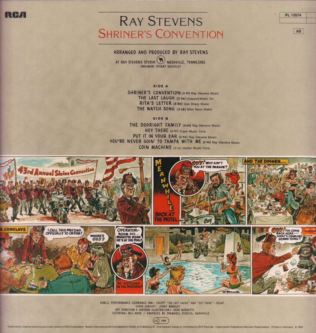 Ray Stevens - Shriner's Convention - Lp