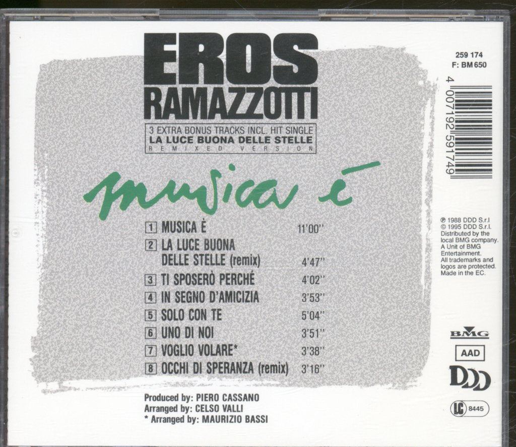 Eros Ramazzotti - Musica È - Cd