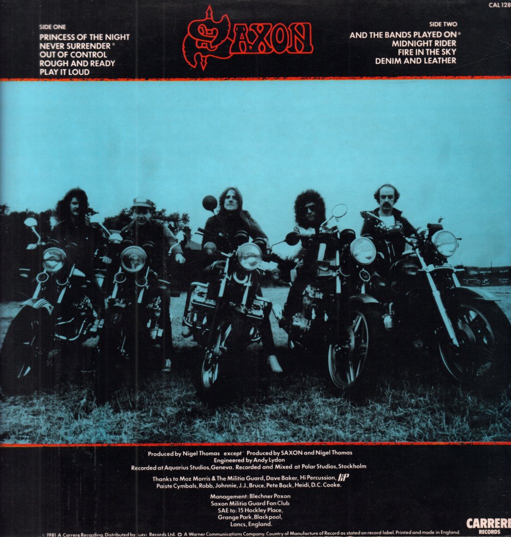 Saxon - Denim And Leather - Lp