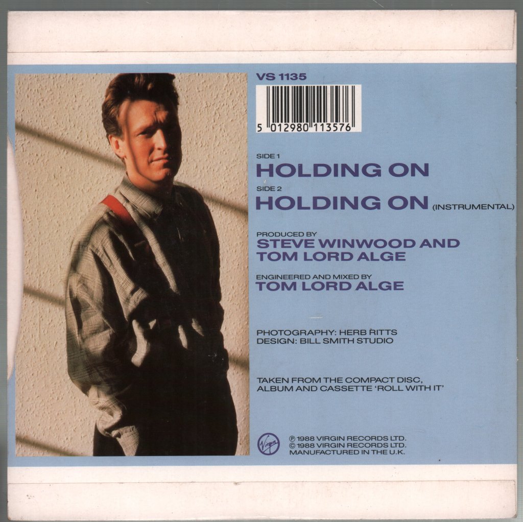 Steve Winwood - Holding On - 7 Inch