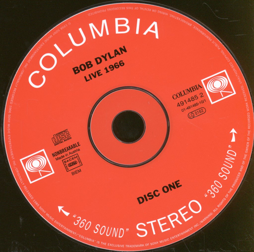 Bob Dylan - Live 1966 - Double Cd