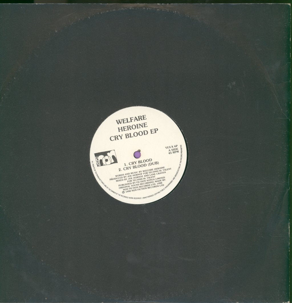 Welfare Heroine - Cry Blood - 12 Inch