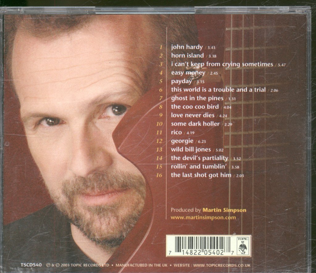 Martin Simpson - Righteousness & Humidity - Cd