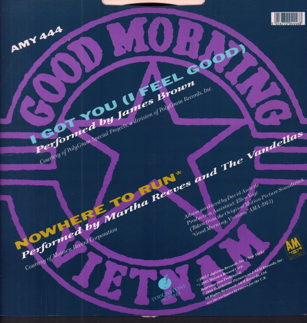 James Brown / Martha Reeves & The Vandellas - I Got You I Feel Good / Nowhere To Run - 12 Inch
