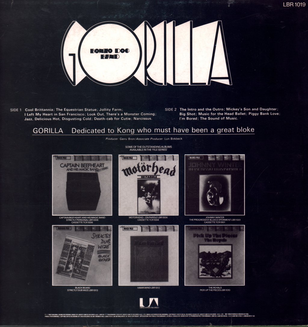 Bonzo Dog Band - Gorilla - Lp