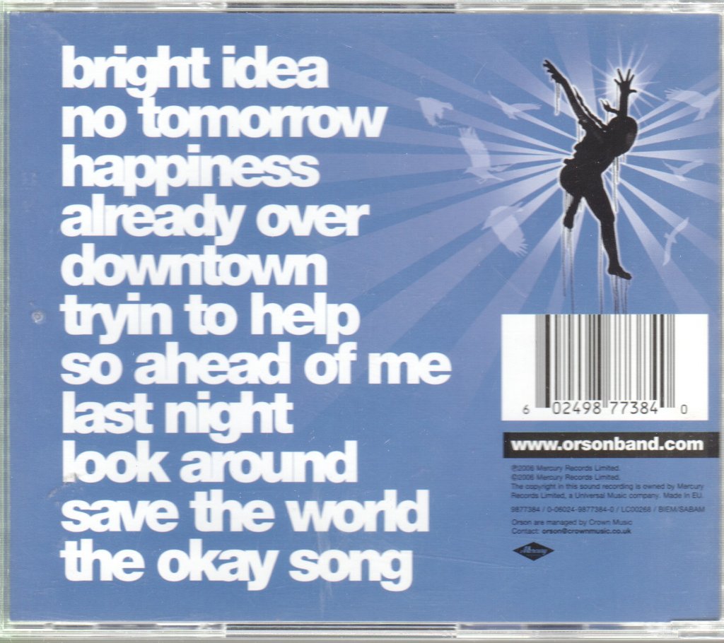 Orson - Bright Idea - Cd