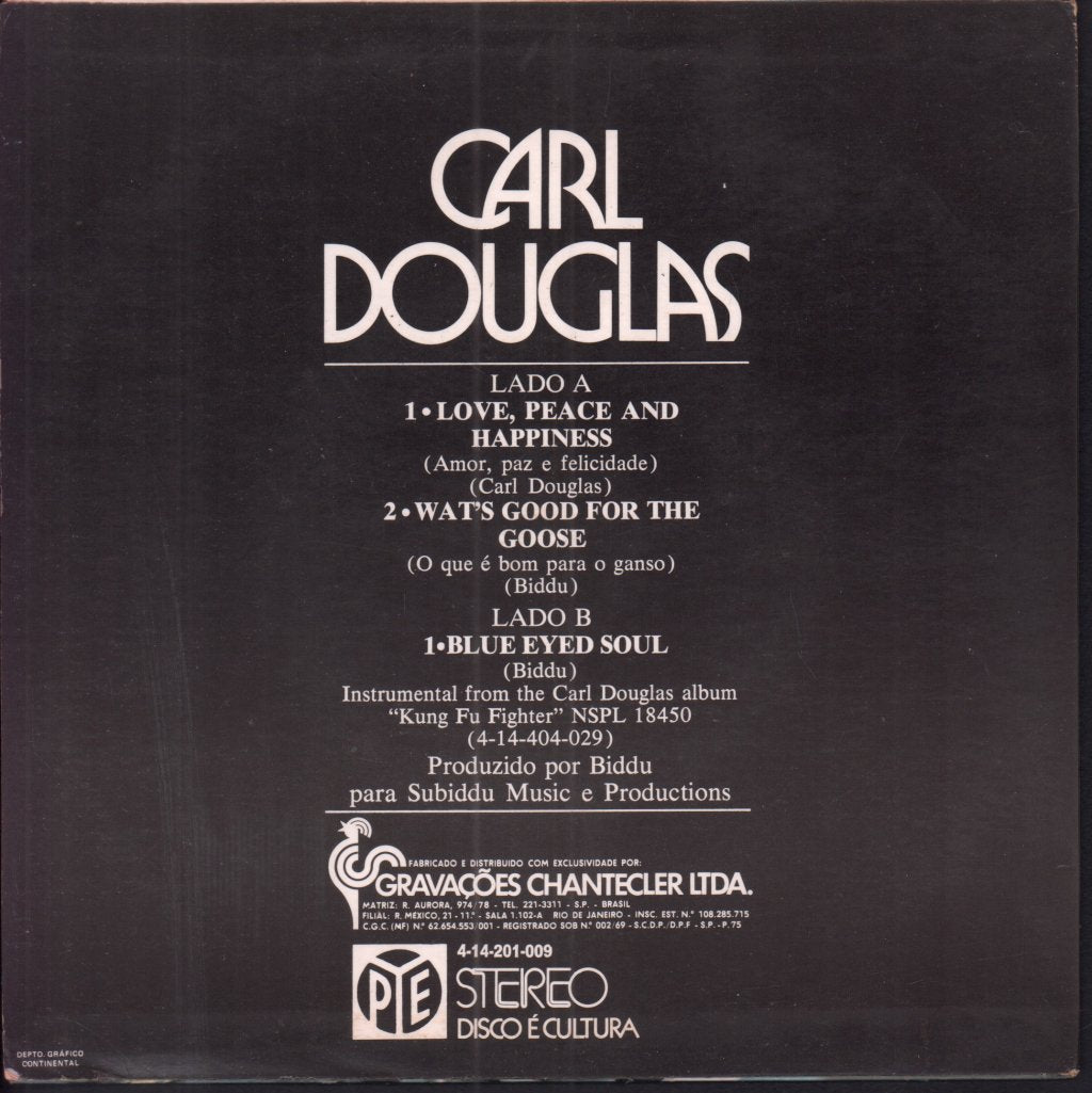 Carl Douglas - Love Peace And Happiness - 7 Inch