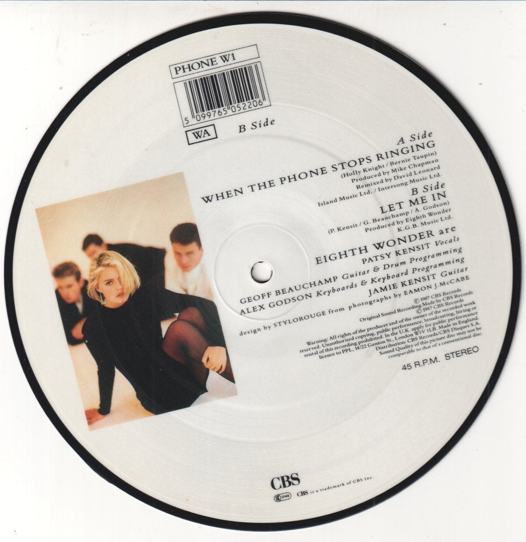 Eighth Wonder - When The Phone Stops Ringing - 7 Inch