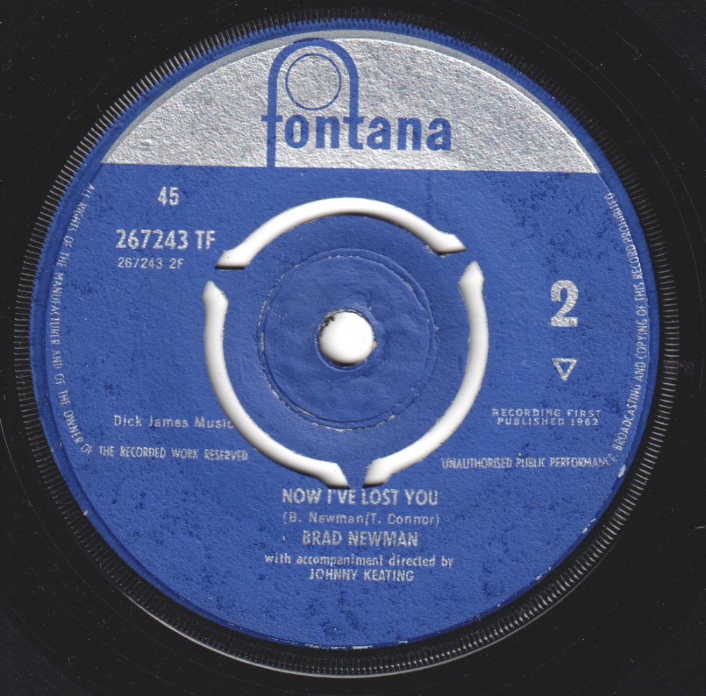 Brad Newman - Point Of No Return - 7 Inch