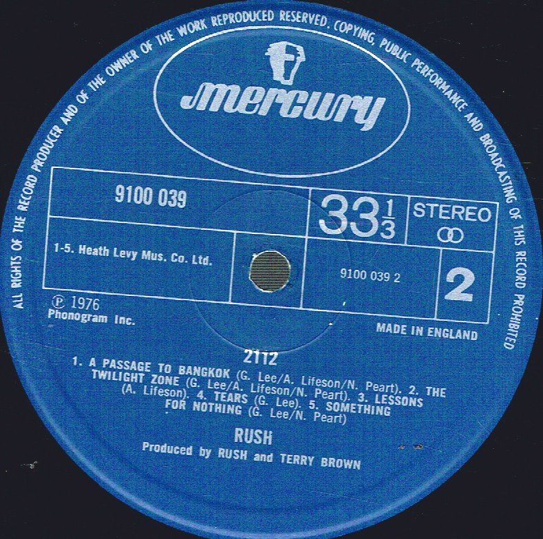 Rush - 2112 - Lp