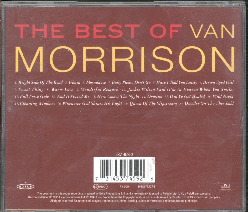 Van Morrison - Best Of - Cd