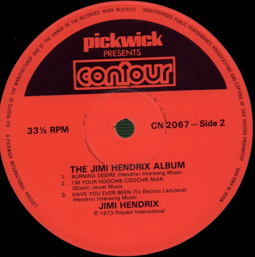 Jimi Hendrix - Album - Lp