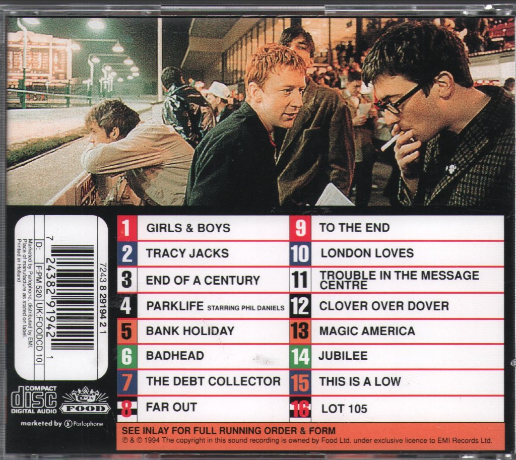 Blur - Parklife - Cd