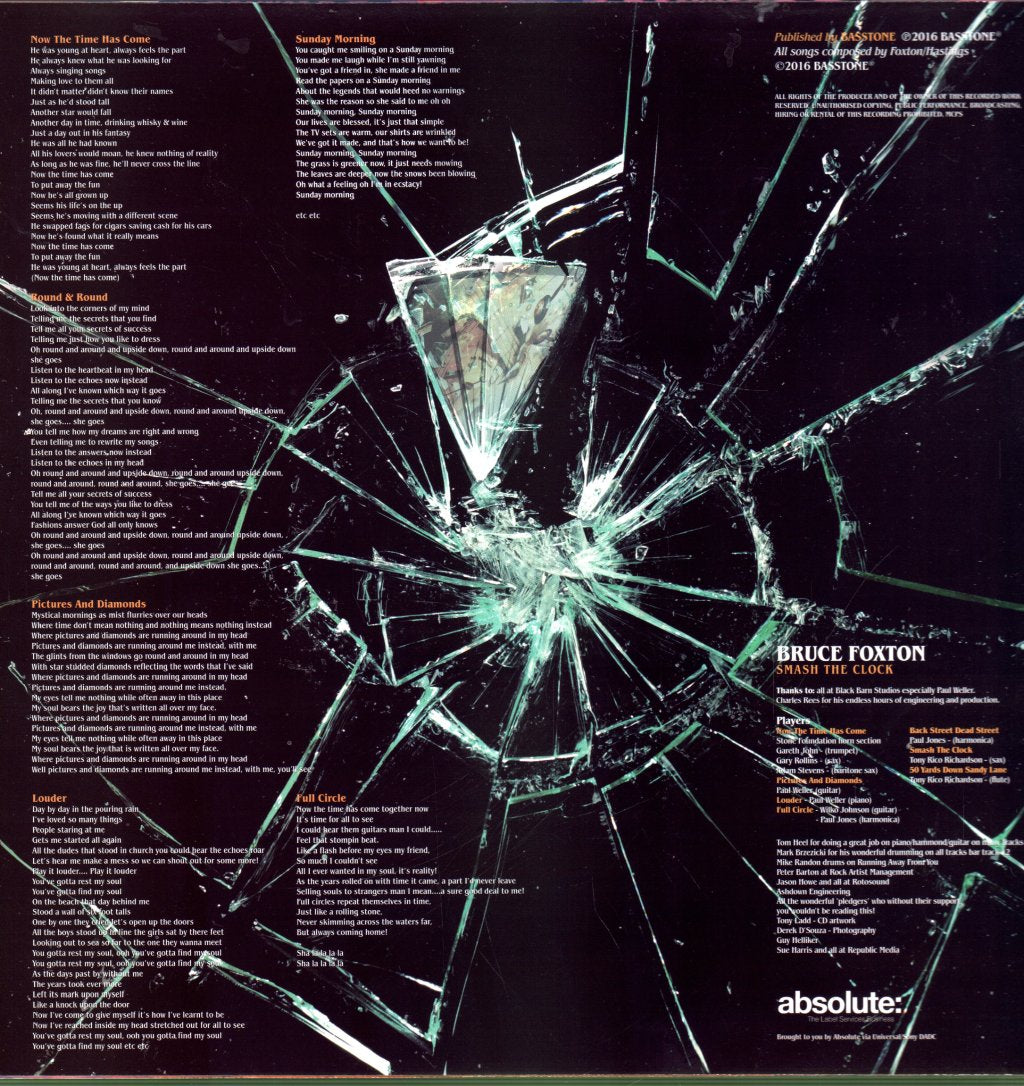 Bruce Foxton And Russell Hastings - Smash The Clock - Lp