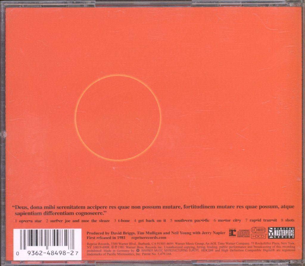 Neil Young And Crazy Horse - Re.ac.tor - Cd