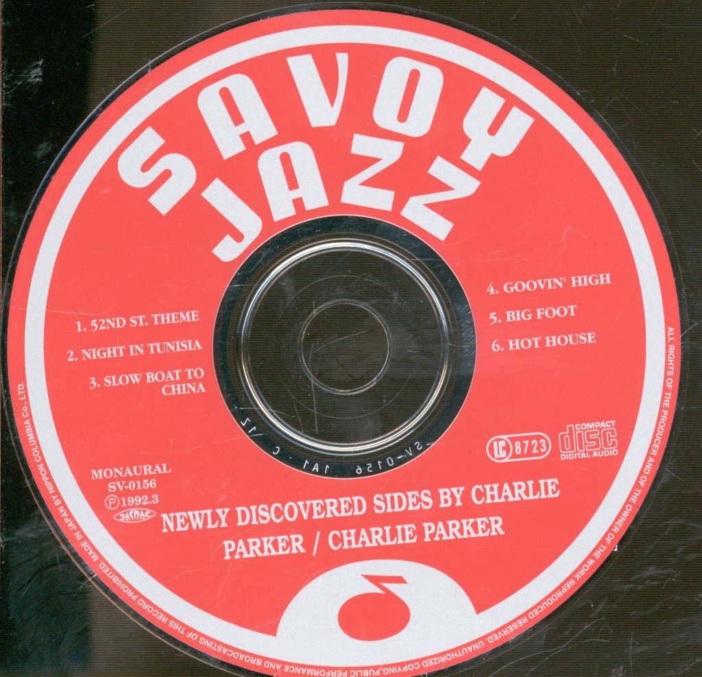 Charlie Parker - Newly Discovered Sides By The Immortal Charlie Parker - Cd