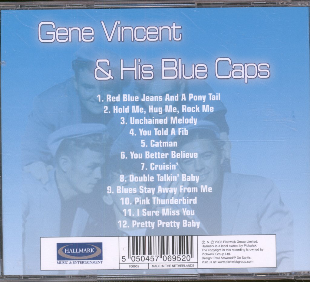 Gene Vincent & His Blue Caps - Gene Vincent And The Blue Caps - Cd