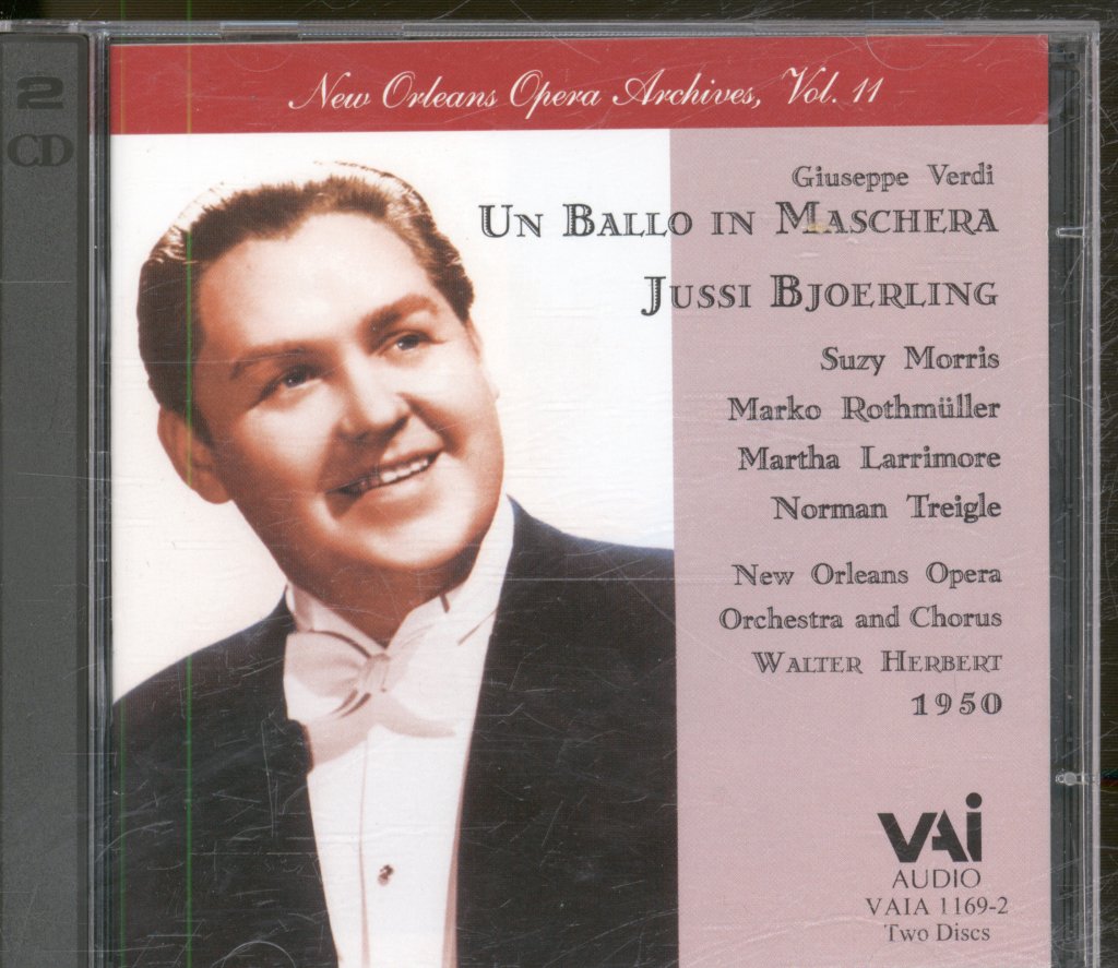 Jussi Bjoerling - Verdi - Un Ballo In Maschera - Double Cd