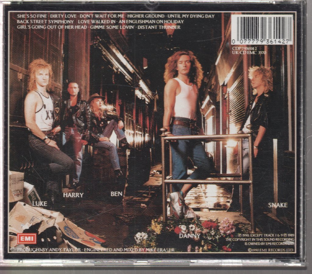 Thunder - Back Street Symphony - Cd
