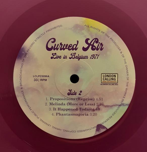 Curved Air - Live In Belgium 1971 - Lp