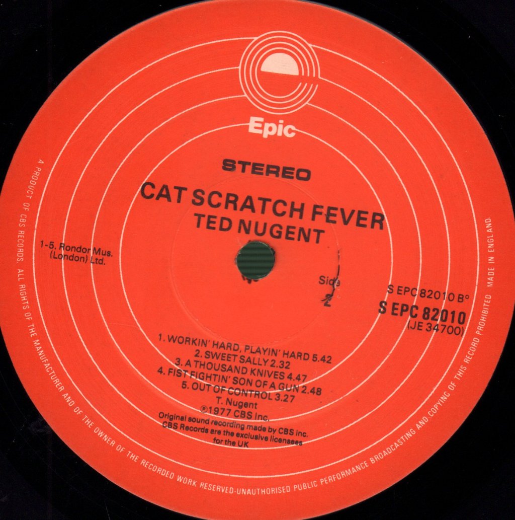 Ted Nugent - Cat Scratch Fever - Lp