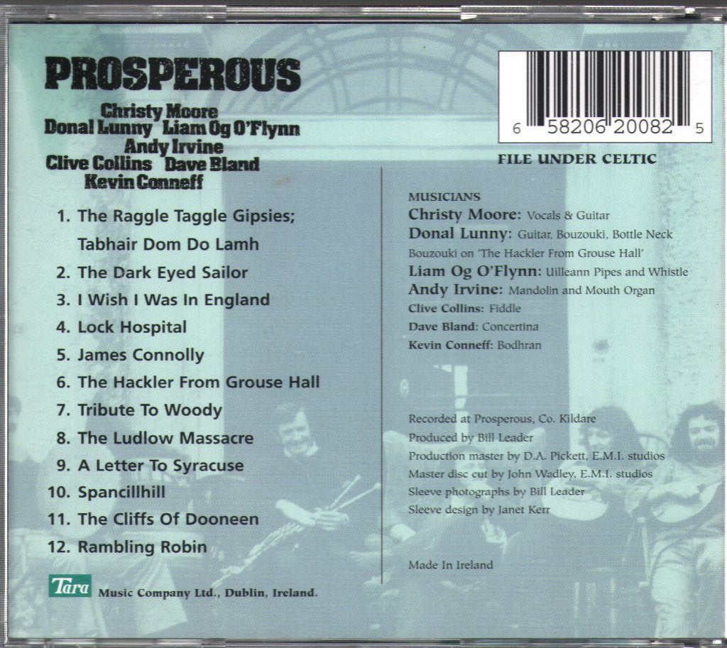 Christy Moore - Prosperous - Cd