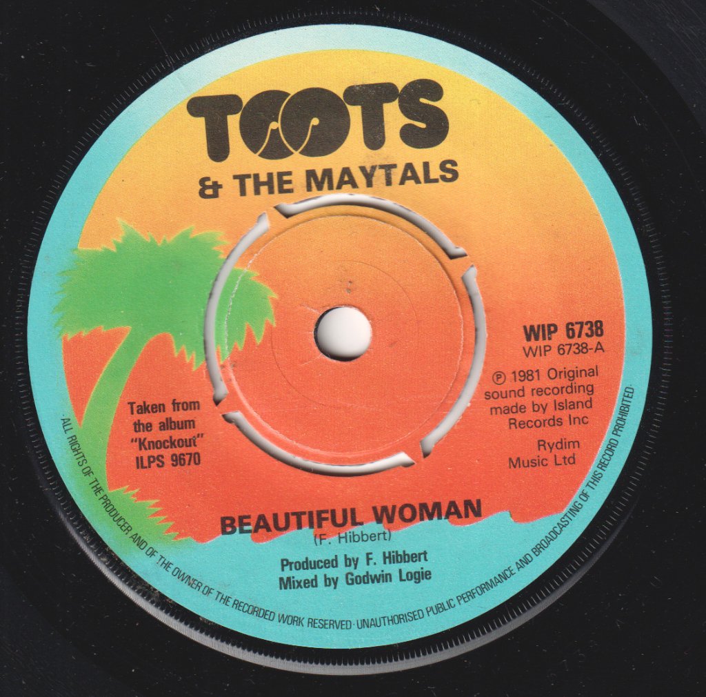 Toots And The Maytals - Beautiful Woman - 7 Inch