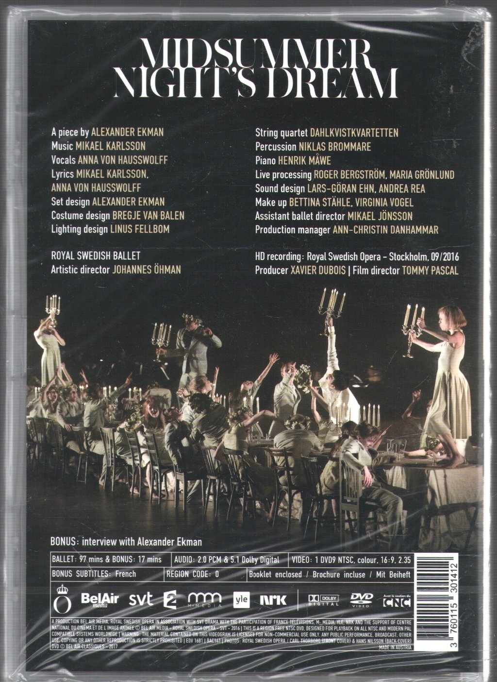 Royal Swedish Ballet - Midsummer Night's Dream - Dvd
