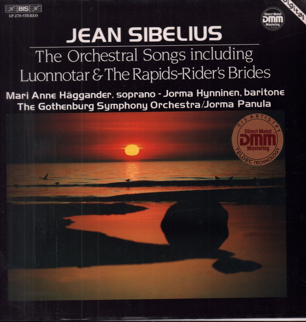Jean Sibelius - Orchestral Songs Including Luonnotar & The Rapids-Rider's Brides - Lp