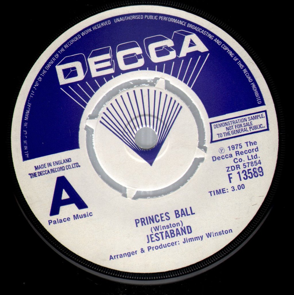 Jestaband - Princes Ball / Young Man Days - 7 Inch