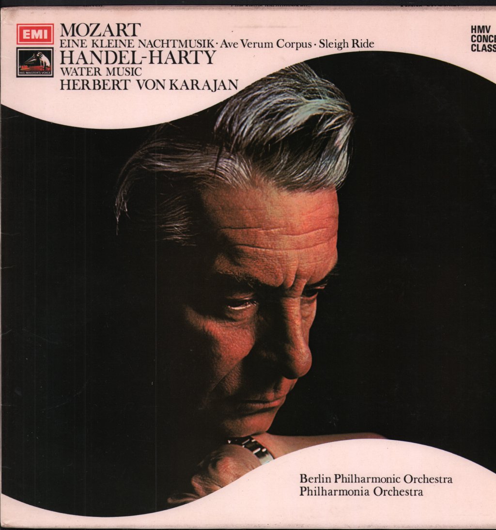 Herbert Von Karajan / Berlin Philharmonic Orchestra - Mozart/Handel/M Haydn - Lp