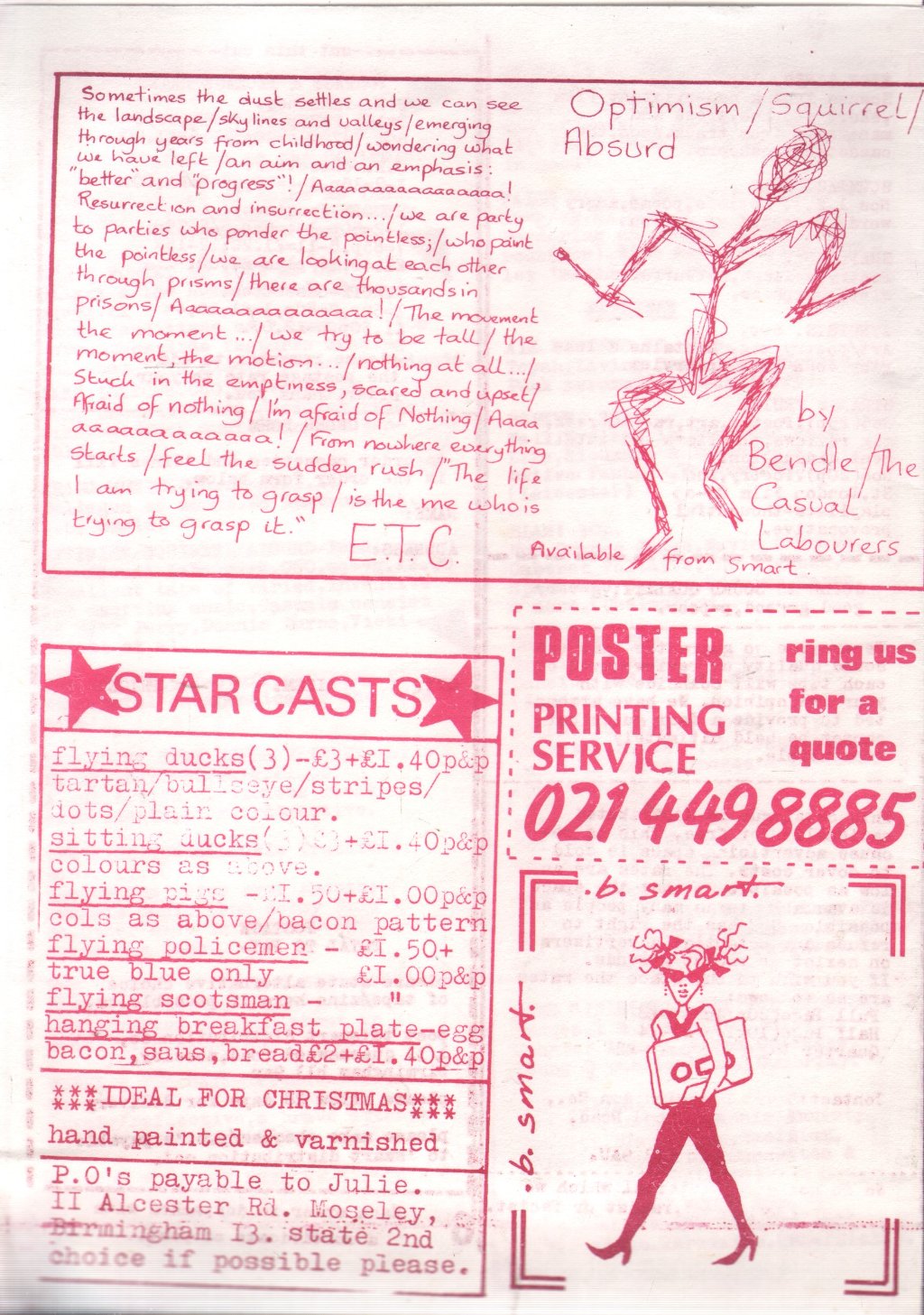 Independent Cassettes and Fanzines - Free Catalogue 3 - Catalogue