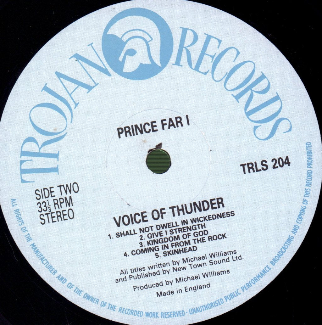 Prince Far I - Voice Of Thunder - Lp