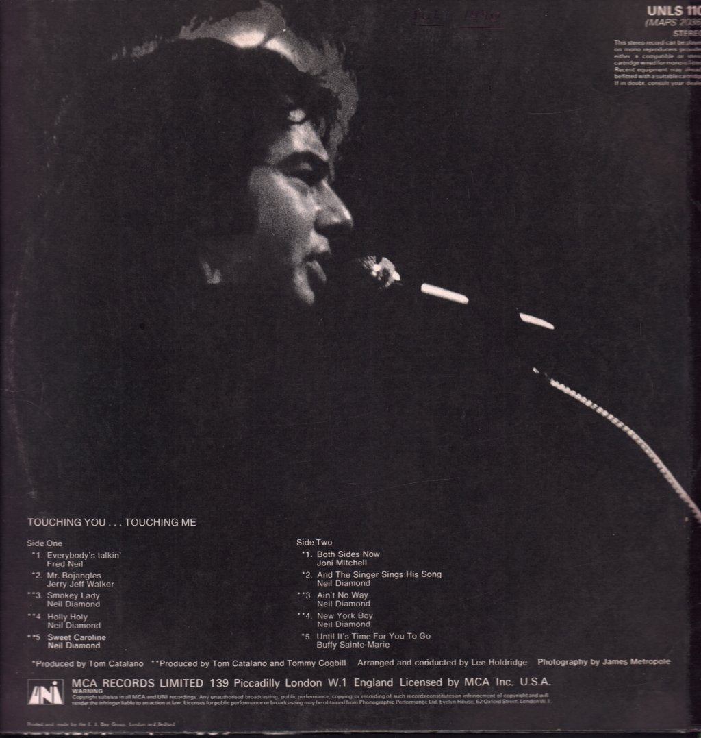 Neil Diamond - Touching You Touching Me - Lp