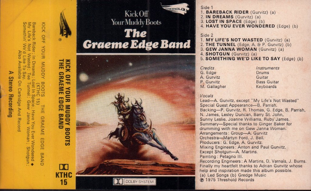 Graeme Edge Band - Kick Off Your Muddy Boots - Cassette